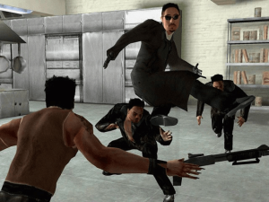 Enter the Matrix (USA) Game Play Snaps